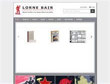 Tablet Screenshot of lornebair.com